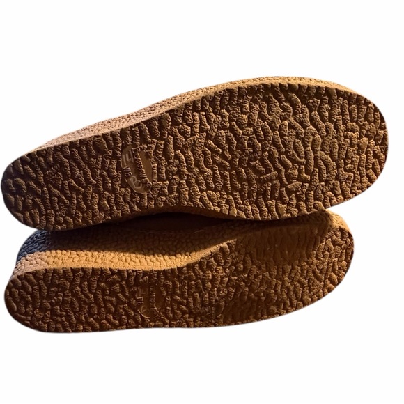 BEARPAW Genuine Sheepskin Suede Rabbit Fur-Trimmed Wedge Boots Women’s 8 - Picture 4 of 11